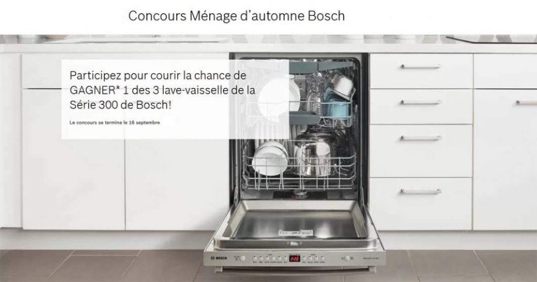 Concours Ménage d’automne Bosch