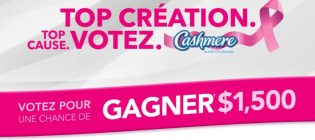 Concours Cashmere Top création Top cause Votez