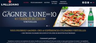 Concours Dine at Home de S. Pellegrino