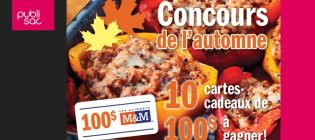 Concours Publisac l’Automne d’M&M