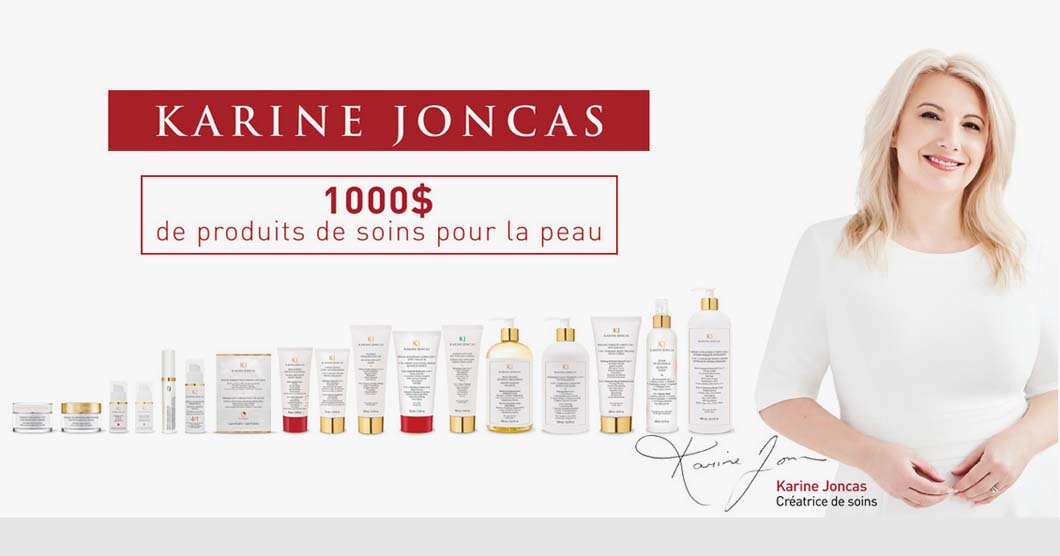 Prix du concours SB Privilèges Karine Joncas Tout pour votre rituel beauté