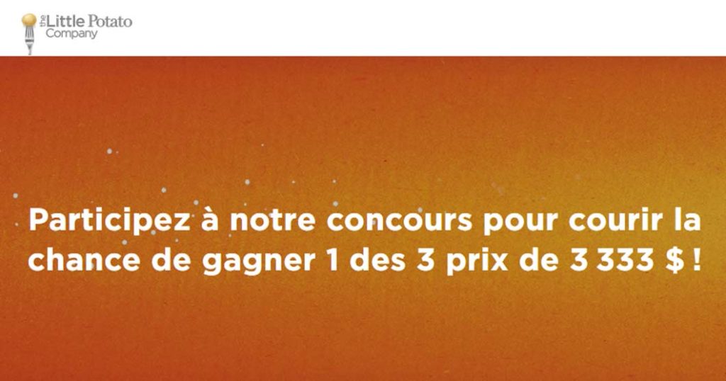 Concours Little Potato Terrific Trio