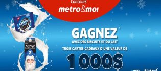 Concours Metro Des biscuits et du lait