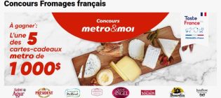 Concours Metro Les Fromages Français