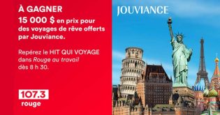 Concours Rouge FM Le hit qui voyage