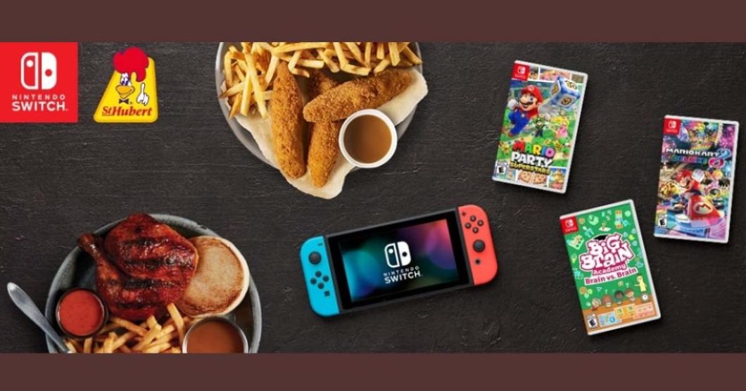 Concours Nintendo Switch des restaurants St-Hubert