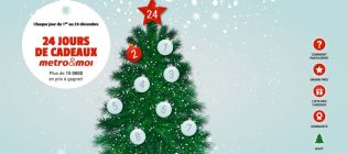 Concours 24 jours de cadeaux metro&moi
