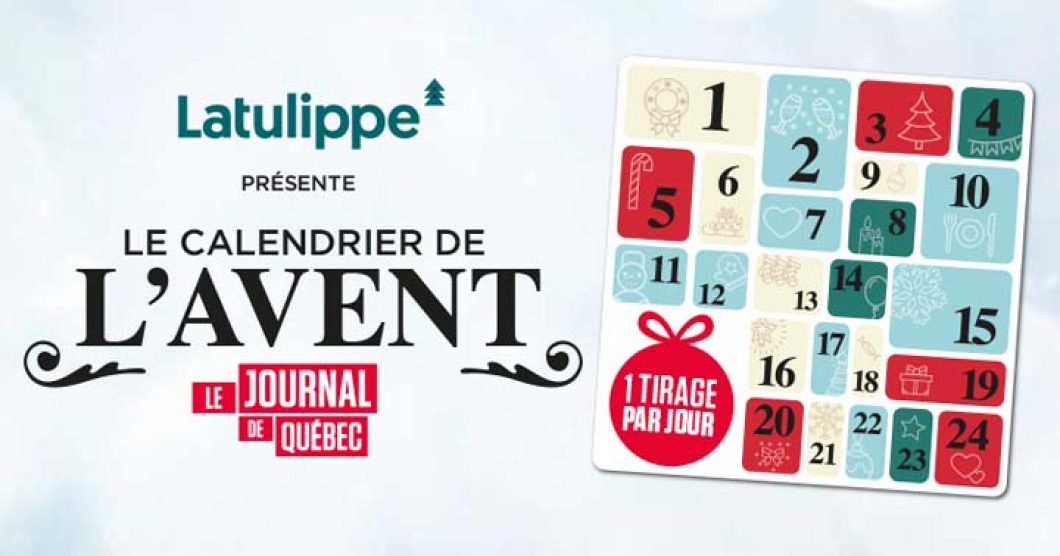 Concours Calendrier de l'Avent Latulippe