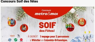 Concours Metro Soif des fêtes