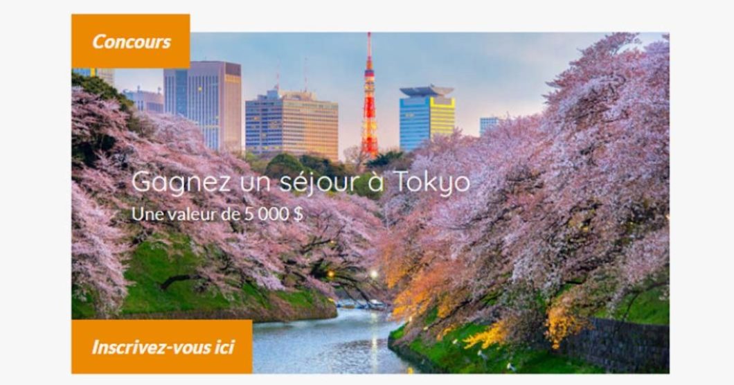 Concours Voyages Gendron Séjour à Tokyo