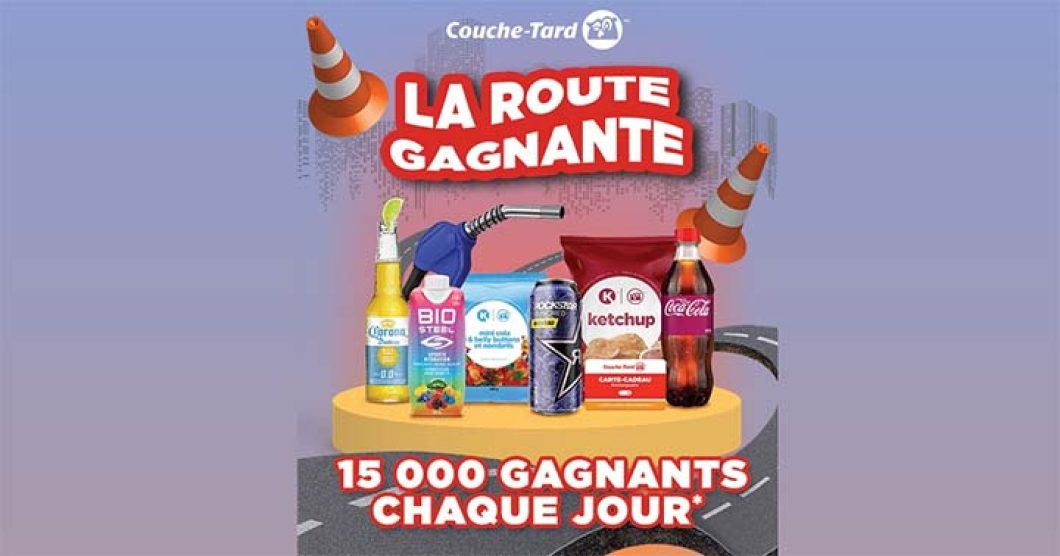 Concours Couche-Tard La route gagnante