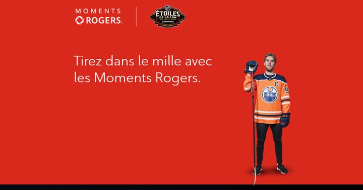 Concours Rogers Gagnez un chandail du match des étoiles de la LNH