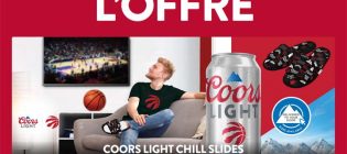Promotion Pantoufles Coors Light Chill Slides Basketball