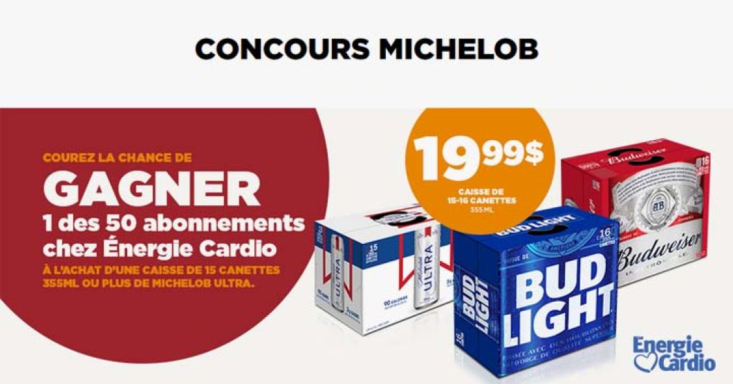 Concours Couche-Tard Michelob Energie Cardio