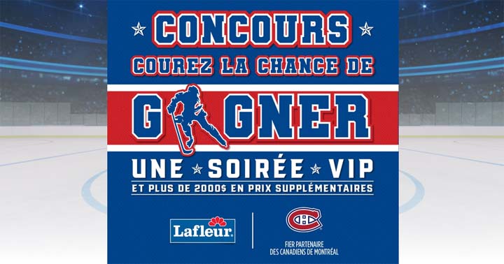 Concours Lafleur Le hockey c'est chez nous