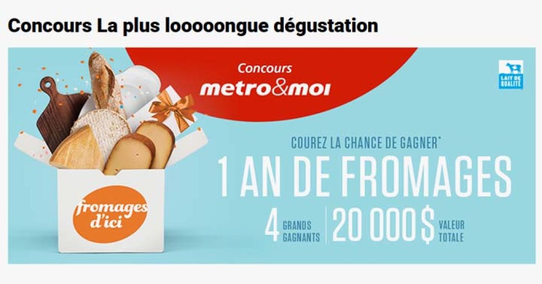 Concours Metro La plus longue dégustation