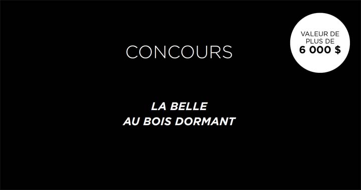 Concours SB Privilèges et IDC La belle au bois dormant