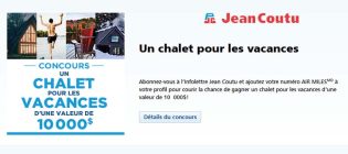 Concours Jean Coutu Un chalet pour les vacances
