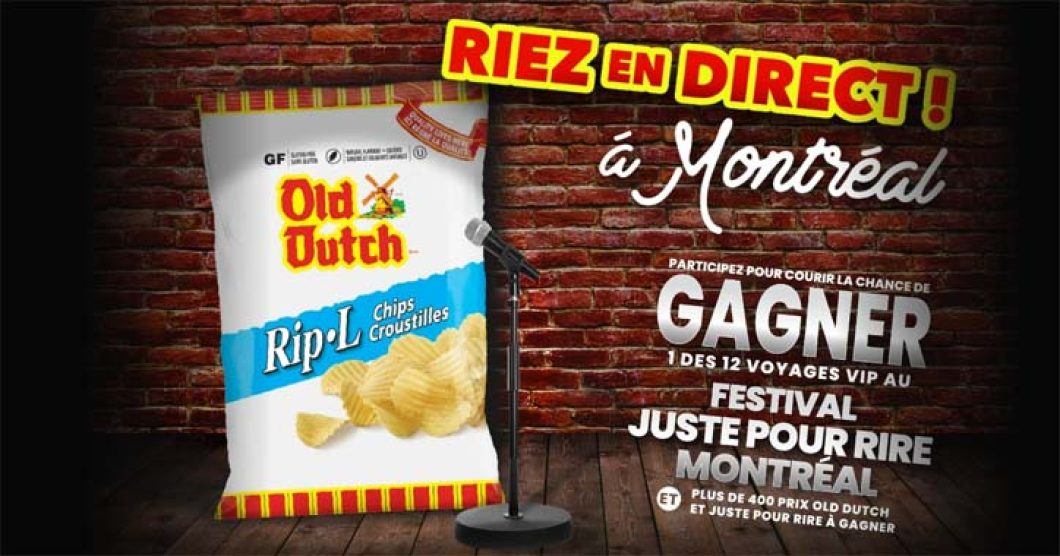 Concours Rire en direct Old Dutch