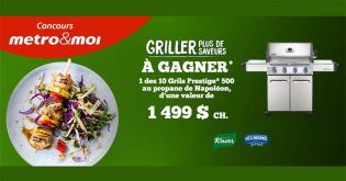 Concours Metro Griller plus de saveurs