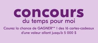Concours Pharmaprix Du temps pour moi