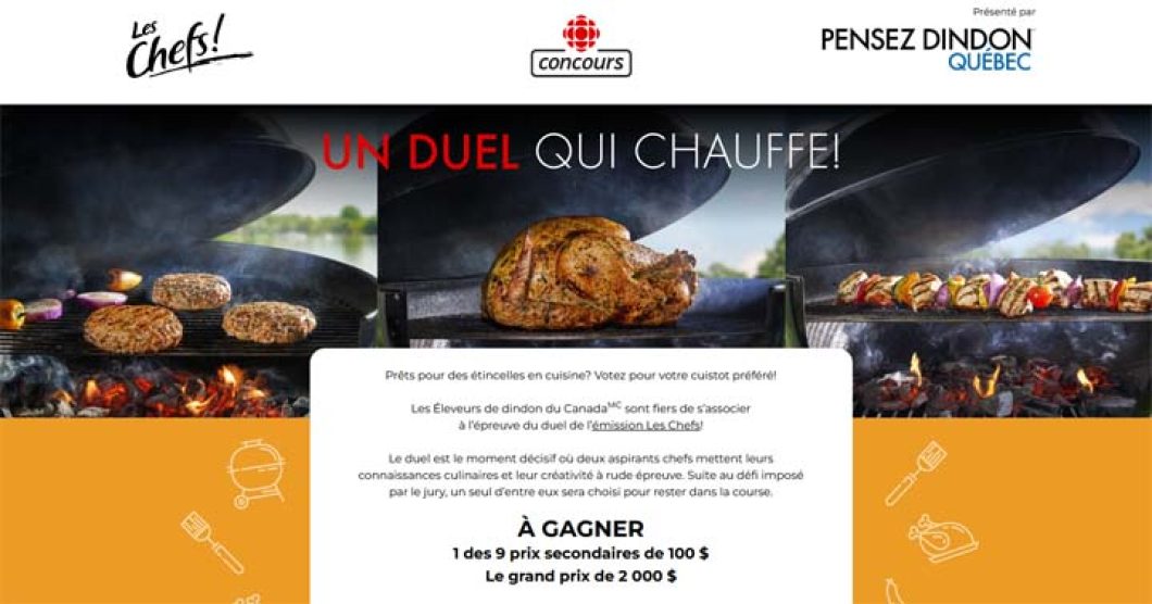 Concours Les Chefs! Un duel qui chauffe de Radio-Canada