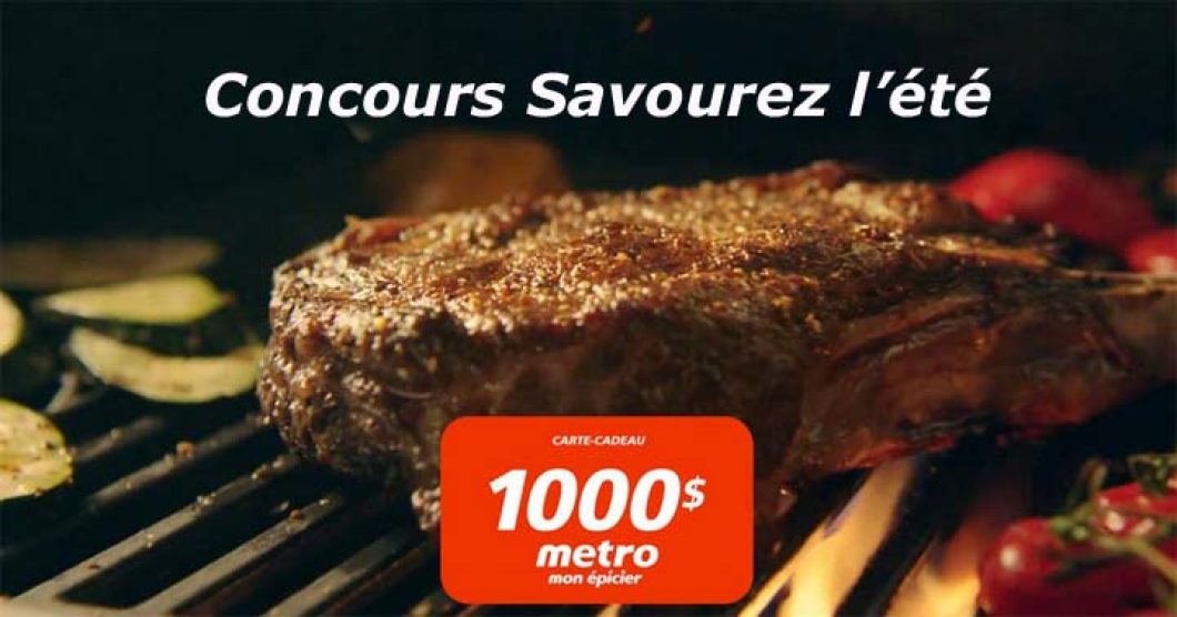 Concours SB Privilèges Savourez l’été avec Metro