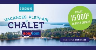 Concours Boni-Soir Vacances plein-air et chalet