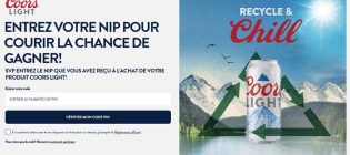 Concours Coors Light Recycle et prends ça chill