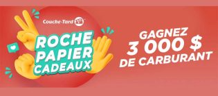 Concours Couche-Tard Essence Roche Papier Cadeaux