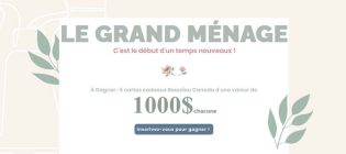 Concours Grand Ménage avec Beaulieu Canada