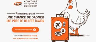 Concours A&W Tu poulet partir loin