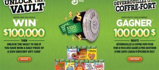 Concours General Mills Déverrouiller le coffre-fort