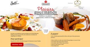 Concours Les Chefs! Plaisirs gourmands de Radio-Canada