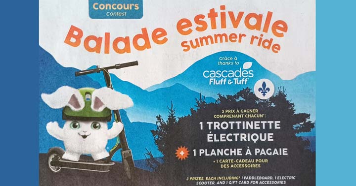 Concours Balade estivale Cascades Fluff & Tuff