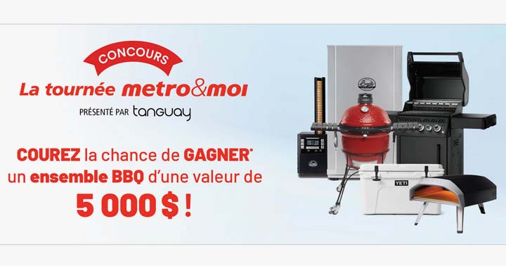 Concours Metro La tournée metro&moi présentée par Tanguay