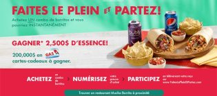 Concours Mucho Burrito Faites le plein et partez