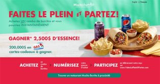 Concours Mucho Burrito Faites le plein et partez