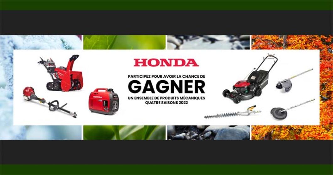 Concours Honda Ensemble de produits mécaniques quatre saisons