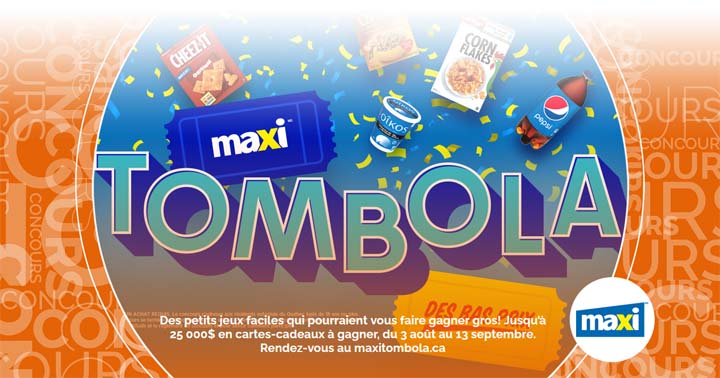 Prix du concours SB Privilèges Tombola Maxi
