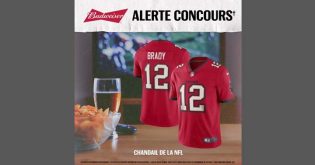 Concours Budweiser Gagne le chandail de ton équipe de la NFL