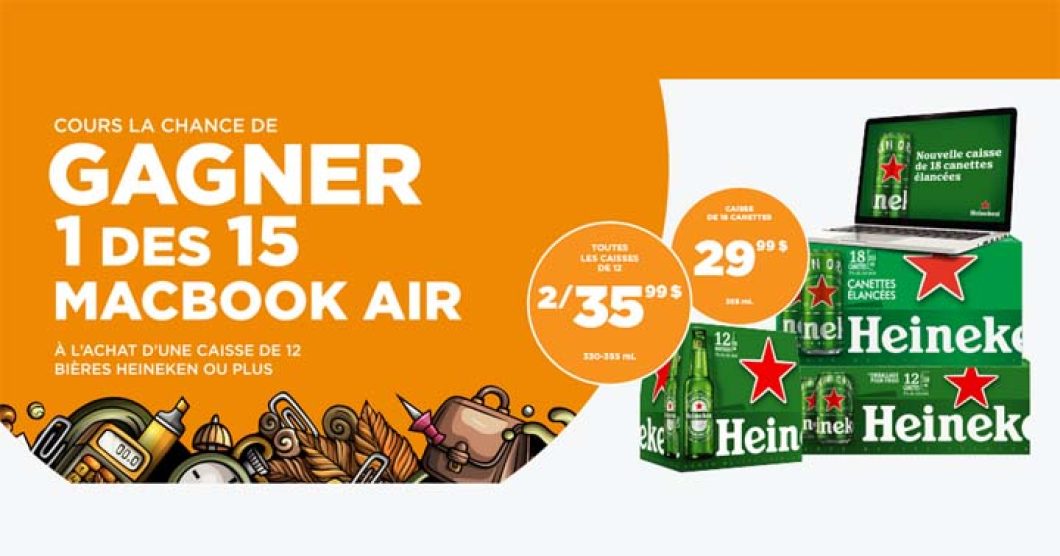 Concours d’automne Heineken chez Couche-Tard
