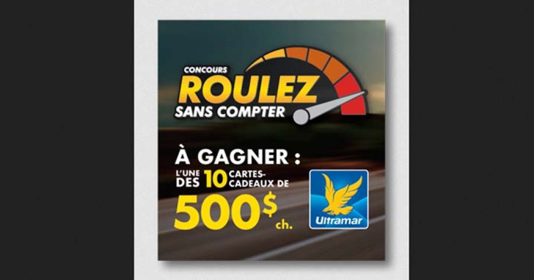 Concours Jean Coutu Roulez sans compter