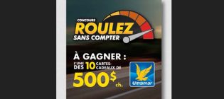 Concours Jean Coutu Roulez sans compter