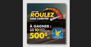 Concours Jean Coutu Roulez sans compter