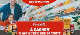 Concours Gagnez 10000$ en cartes-cadeaux Metro