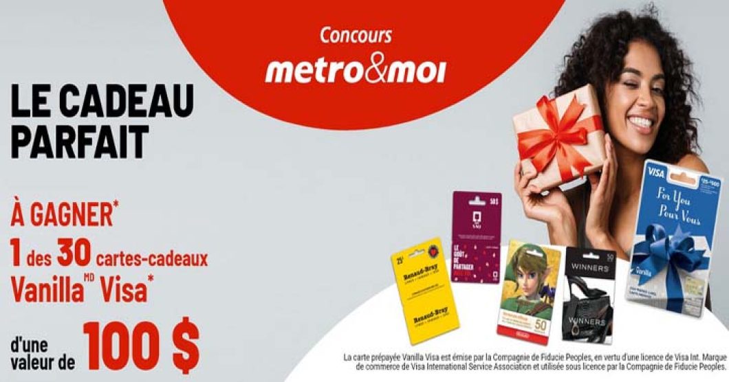 Concours Metro Le cadeau parfait