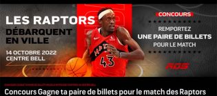 Concours RDS billets pour le match des Raptors