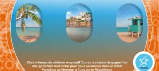 Concours SB Privilèges 35e anniversaire de Air Transat
