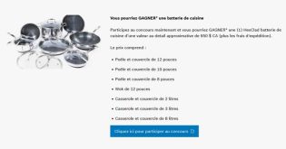 Concours Bosch Batterie de cuisine